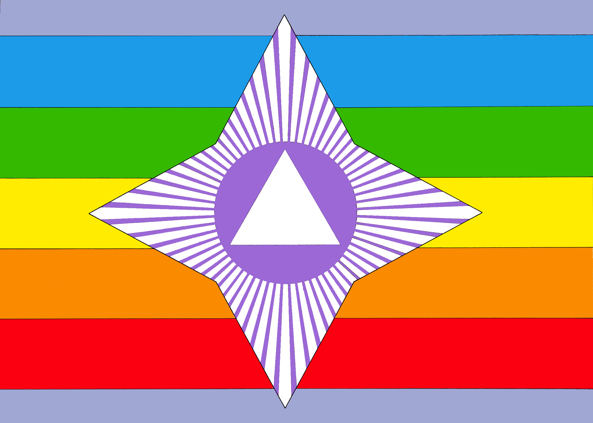 Symbol nr. 42. Flagets struktur